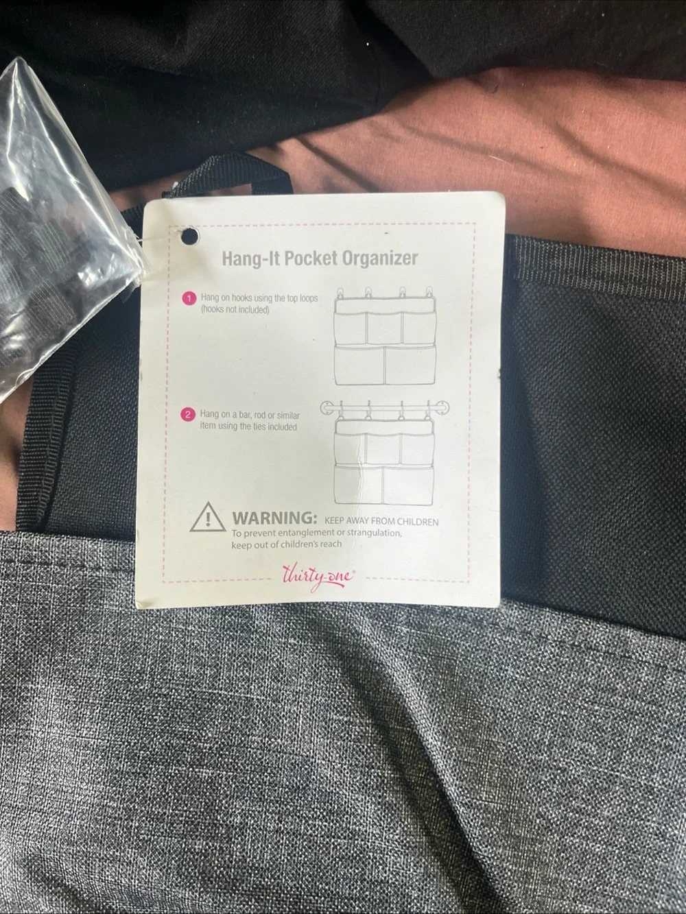 thirty-one hanging garment